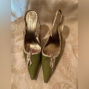 Dolce and Gabbana sling backs. Size 38.5